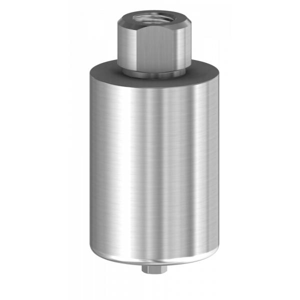 Pre-milled blank compatible with Zimmer® Internal Hex