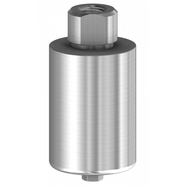Pre-milled blank compatible with Zimmer® Internal Hex