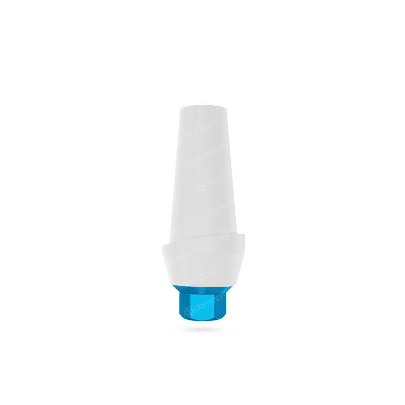 Straight Aesthetic Anatomic Zirconia Abutment Titanium Base - Internal Hex (SP)