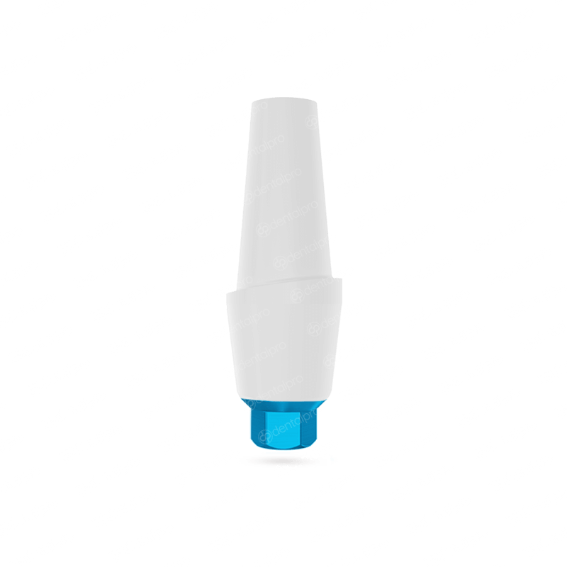 Straight Aesthetic Anatomic Zirconia Abutment Titanium Base - Internal Hex (SP)